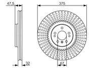 BOSCH 0986479A26 Bremsscheibe