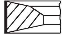 MAHLE 001RS111160N0 Kolbenringsatz