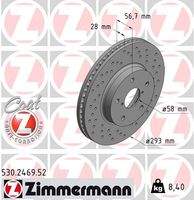ZIMMERMANN 530246952 Bremsscheibe