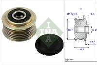 Schaeffler INA 535022510 Generatorfreilauf