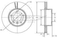 TOMEX Brakes TX7278 Bremsscheibe