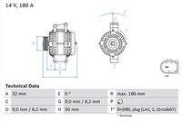 BOSCH 0986084590 Generator