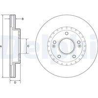 DELPHI BG4565C Bremsscheibe