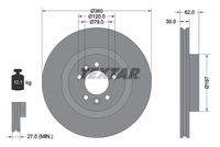 TEXTAR 92283205 Bremsscheibe