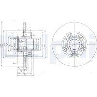 DELPHI BG9031RS Bremsscheibe