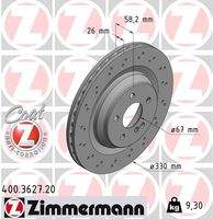 ZIMMERMANN 400362720 Bremsscheibe