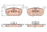 TRW GDB2266 Bremsbelagsatz, Scheibenbremse