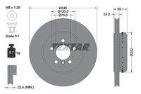 TEXTAR 92253925 Bremsscheibe
