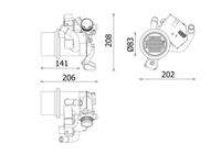 MAHLE CE39000P Kühler, Abgasrückführung