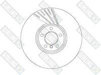 GIRLING 6066235 Bremsscheibe