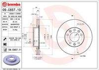 BREMBO 09C65711 Bremsscheibe
