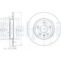 DELPHI BG3996 Bremsscheibe