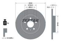 TEXTAR 92323803 Bremsscheibe