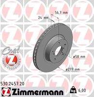 ZIMMERMANN 530245720 Bremsscheibe