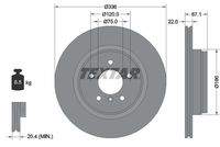 TEXTAR 92137905 Bremsscheibe