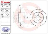 BREMBO 08544340 Bremsscheibe