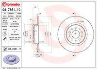BREMBO 08786111 Bremsscheibe