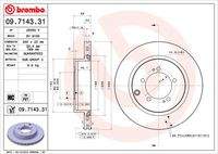 BREMBO 09714331 Bremsscheibe