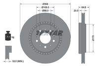 TEXTAR 92126803 Bremsscheibe