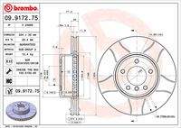 BREMBO 09917275 Bremsscheibe