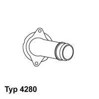 BorgWarner (Wahler) 428080D Thermostat, Kühlmittel