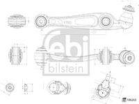 FEBI BILSTEIN 186263 Lenker, Radaufhängung