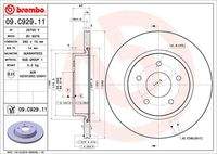 BREMBO 09C92911 Bremsscheibe