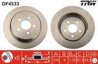 TRW DF4533 Bremsscheibe