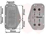 VAN WEZEL 37013702 Ölkühler, Motoröl