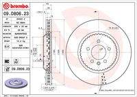 BREMBO 09D80623 Bremsscheibe