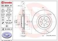 BREMBO 09800441 Bremsscheibe