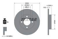 TEXTAR 92071903 Bremsscheibe