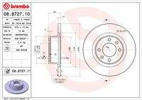 BREMBO 08872711 Bremsscheibe
