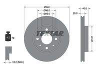 TEXTAR 92118003 Bremsscheibe