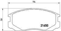 BREMBO P54015 Bremsbelagsatz, Scheibenbremse