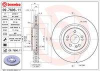 BREMBO 09760611 Bremsscheibe