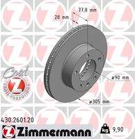 ZIMMERMANN 430260120 Bremsscheibe