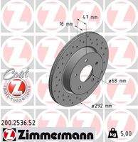 ZIMMERMANN 200253652 Bremsscheibe