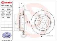 BREMBO 09B59110 Bremsscheibe