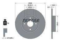 TEXTAR 92169203 Bremsscheibe