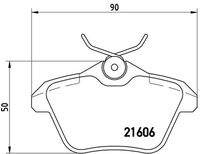 BREMBO P23067 Bremsbelagsatz, Scheibenbremse