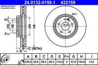 ATE 24013201591 Bremsscheibe