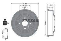 TEXTAR 94031500 Bremstrommel