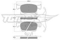 TOMEX Brakes TX1793 Bremsbelagsatz, Scheibenbremse