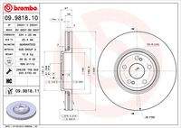 BREMBO 09981811 Bremsscheibe