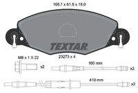 TEXTAR 2327301 Bremsbelagsatz, Scheibenbremse