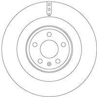 TRW DF6343S Bremsscheibe
