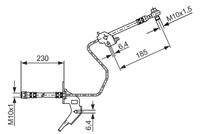 BOSCH 1987476199 Bremsschlauch