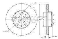 TOMEX Brakes TX7351 Bremsscheibe