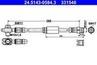 ATE 24514305843 Bremsschlauch